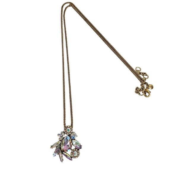 J. Crew Jewelry - J. Crew Long Jeweled Statement Necklace